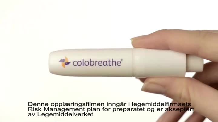 Opplæringsfilm for Colobreathe.