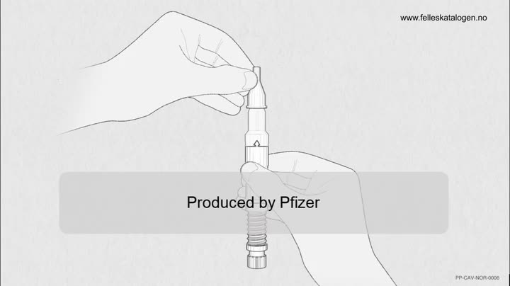 Instruction movie for preparation and injection.