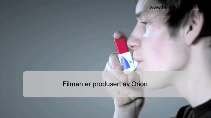 Instruksjonsfilm for bruk av Bufomix Easyhaler-inhalator.