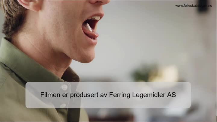 Opplæringsfilm om bruk av depottabletter.