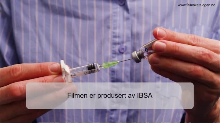 Instruksjonsfilm for tilberedning og administrering av
Fostimon Set.