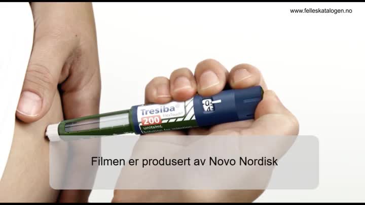Tresiba ferdigfylt penn 200 enheter/ml, Norsk