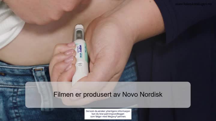 Instruksjonsfilm for bruk av FlexTouch ferdigfylt penn.